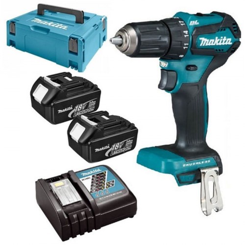 Makita DDF483RFJ Akku-Bohrschrauber Li-ion LXT 18V 3,0 Ah, Makpac