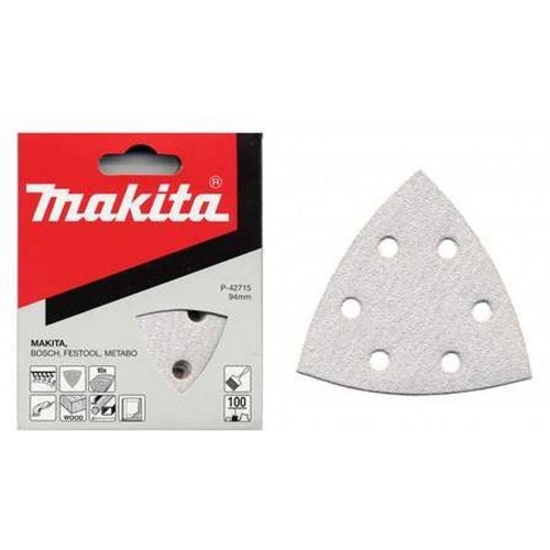 Makita P-42709 Schleifpapier 94 x 94 x 94 mm, K80, 10 Stk.