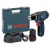 BOSCH GSR 12V-15 Professional Akku-Bohrschrauber mit 2x2Ah mit Box, 0601868122