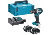 Makita DDF484RFJ Akku-Bohrschrauber 54/30Nm (2x3,0 Ah/18V) Makpac