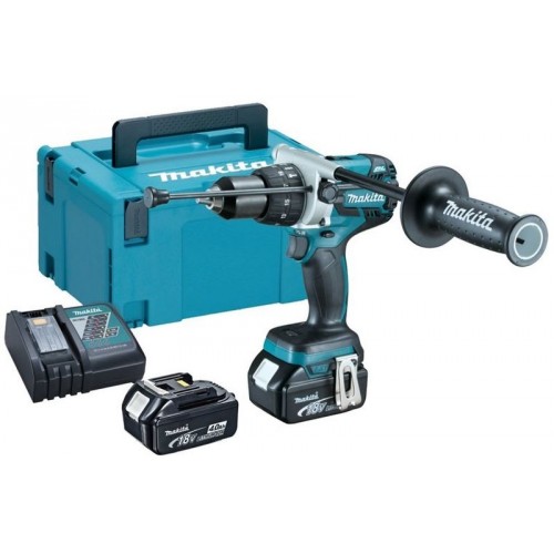 Makita DHP481RMJ Akku-Schlagbohrschrauber 18 V/2x 4,0 Ah