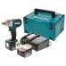 Makita DTW250RTJ Akku Schlagschrauber 1/2" Li-ion 14,4V/5,0Ah, Makpac