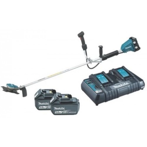 Makita DUR365UPT2 Akku-Motorsense Li-ion 2x18V + 2x Akku+Laderät