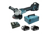 Makita DGA504RTJ Akku-Winkelschleifer 125mm, Li-ion (2x5,0Ah/18V) Makpac Gr.2