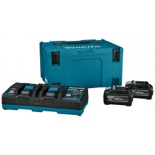 Makita 1911D8-0 Set Li-ion XGT 40V 2xBL4040F+DC40RB+Makpac