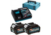 Makita 191V07-0 Power Source Kit Li-ion XGT 40V 2xBL4020+1xDC40RA+Makpac