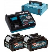 Makita 191V07-0 Power Source Kit Li-ion XGT 40V 2xBL4020+1xDC40RA+Makpac