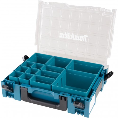 Makita 191X80-2 MAKPAC-Organizer mit Boxeinsätzen