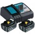 Makita 199480-6 Power Source Kit DC18RC mit 2x 18V/6,0Ah