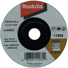 Makita A-80852 Schleifscheibe 100x6x16 rostfrei