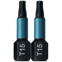 Makita B-63666 Torsion Bit 1/4" Impact Black T15, 25mm/2Stk.