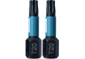 Makita B-63672 Torsion Bit 1/4" Impact Black T20, 25mm/2Stk.