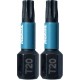 Makita B-63672 Torsion Bit 1/4" Impact Black T20, 25mm/2Stk.