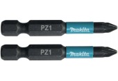 Makita B-63747 Torsion Bit 1/4" Impact Black PZ1, 50mm/2Stk.