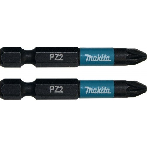 Makita B-63753 Torsion Bit 1/4" Impact Black PZ2, 50mm/2Stk.