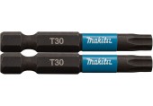 Makita B-63806 Bohrer- und Bit-Set T30 6-rund Bit TX30x50 Impact Black, 2 Stück, S2