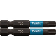 Makita B-63806 Bohrer- und Bit-Set T30 6-rund Bit TX30x50 Impact Black, 2 Stück, S2