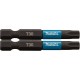 Makita B-63806 Bohrer- und Bit-Set T30 6-rund Bit TX30x50 Impact Black, 2 Stück, S2