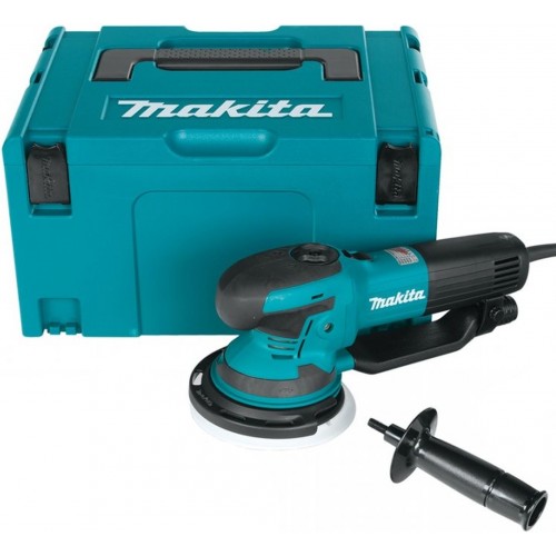 Makita BO6050J Elektronik-Exzenterschleifer (750W/150mm) Makpac