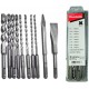 Makita D-46361 SDS-Plus SET Bohrer/Meissel, 10 St.