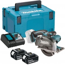 Makita DCS552RTJ Akku-Metallhandkreissäge, 136mm, Li-ion LXT (2x5,0Ah /18V) Makpac