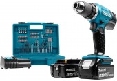 Makita DDF453SFX1 Akku-Bohrerschrauber mit Zubehör Li-ion LXT (2x3,0Ah/18V)