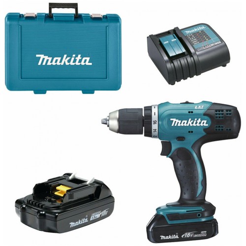 Makita DDF453SYE Akku-Bohrschrauber Li-Ion (2x1,5Ah/18V)