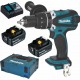 Makita DDF458RTJ Akku-Bohrschrauber Li-ion LXT (18V/2x5,0Ah) Makpac