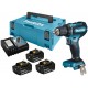 Makita DDF485RF3J Akku-Bohrschrauber Li-ion LXT (18V/3x3,0Ah) Makpac