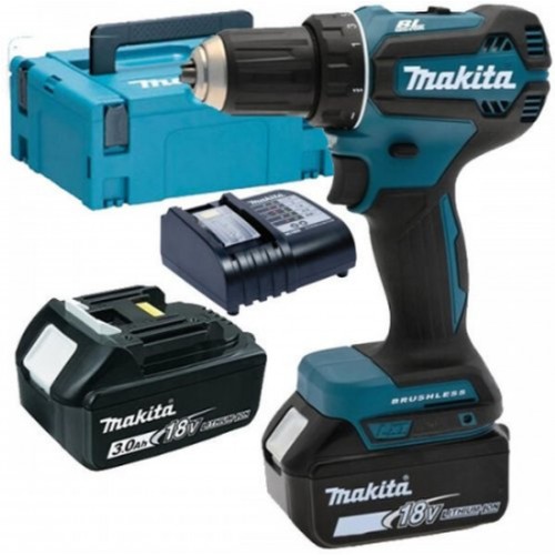 Makita DDF485SFJ Akku Bohrschrauber Li-ion LXT (18V/2x3,0Ah) Makpac