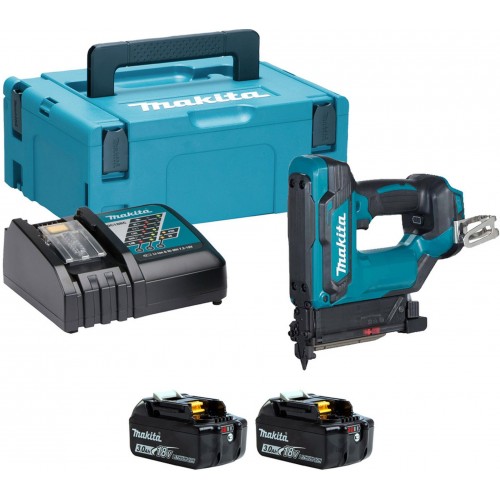 Makita DFN350RTJ Akku-Stauchkopfnagler, Li-ion LXT, 2x18V/3,0Ah