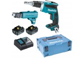 Makita DFS452TJX2 Akku-Schnellbauschrauber Li-ion LXT (18V/2x 5,0Ah) Makpac
