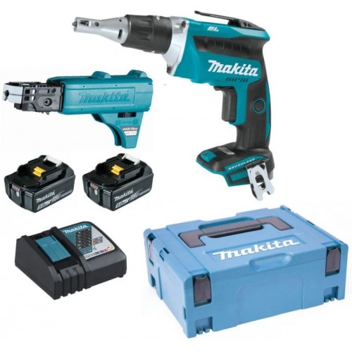 Makita DFS452TJX2 Akku-Schnellbauschrauber Li-ion LXT (18V/2x 5,0Ah) Makpac Makita DFS452TJX2 Akku-Schnellbauschrauber Li-ion LXT (18V/2x 5,0Ah) Makpac