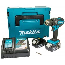 Makita DHP482RFJ Akku-Schlagbohrschrauber (62Nm/18V/2x3,0Ah) Makpac