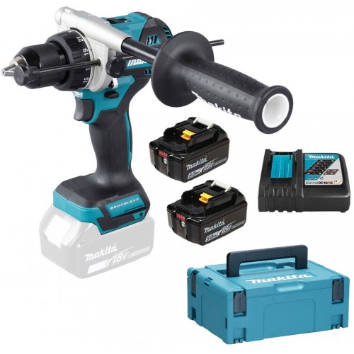 Makita DHP486RTJ Akku-Schlagbohrschrauber Li-ion LXT (18V/2x5,0Ah), Makpac