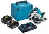 Makita DHS783T2JU Akku-Handkreissäge mit AWS, 190mm, Li-ion LXT (2x18V/5,0Ah) + MAKPAC