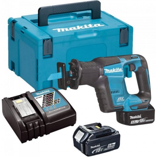 Makita DJR188RTJ Akku-Reciprosäge LXT (2x5,0Ah/18V), Makpac