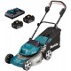 Makita DLM463PT2 DLM463PT2 Akku-Rasenmäher 460 mm Li-Ionen LXT (18V/2x5,0Ah)