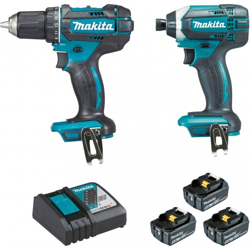 Makita DLX2127TJ1 Akku-Set DDF482+DTD152 Li-ion LXT 18V (3x5,0Ah+DC18RC+MAKPAC)