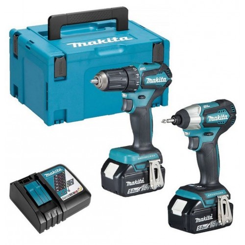 Makita DLX2220TJ Akku-Set DDF483+DTD155 Li-ion LXT 18V (2x5,0Ah+DC18RC+MAKPAC)