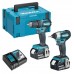 Makita DLX2220TJ Akku-Set DDF483+DTD155 Li-ion LXT 18V (2x5,0Ah+DC18RC+MAKPAC)
