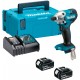 Makita DTD156RTJ Akku Schlagschrauber 1/4" Li-ion LXT (18V/2x5,0Ah) Makpac