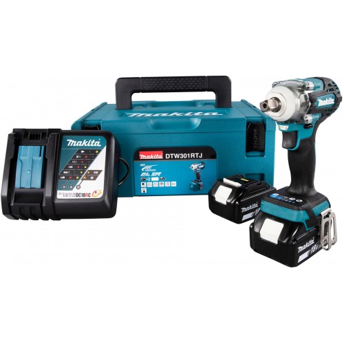 Makita DTW301RTJ Schlagschrauber Li-ion LXT (2x18V/5,0Ah) MAKPAC 2