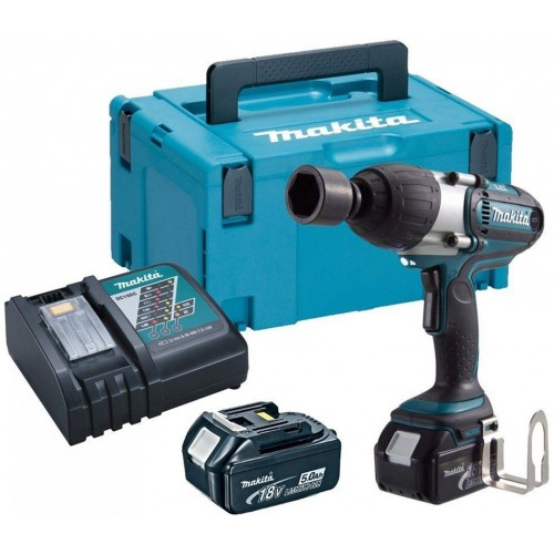 Makita DTW450RTJ Akku-Schlagschrauber 1/2" Li-ion LXT 18V/5,0Ah, Makpac