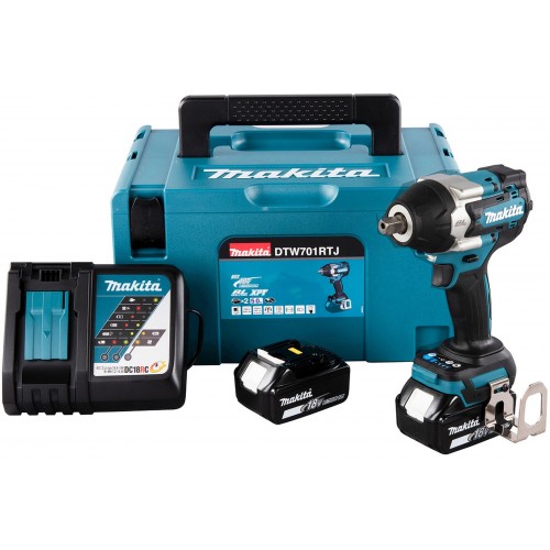 Makita DTW701RTJ Akku-Schlagschrauber 1/2" (2x18V/5,0Ah)