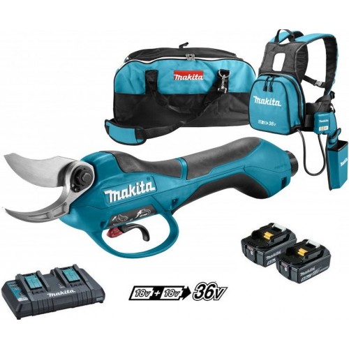 Makita DUP362PT2 Akku-Reb/Astschere, Li-ion LXT 2x18V/5,0 Ah