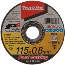Makita E-10861-12 Trennscheibe 115x0,8x22,23mm, Z60U