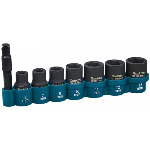 Makita E-12289 Stecknuss-Set 8 tlg