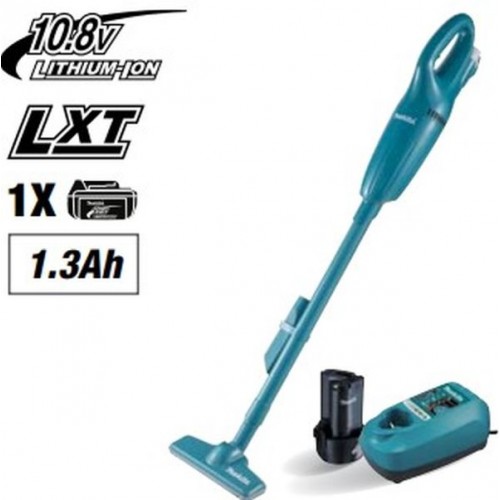 Makita HF2108-1 Handlicher Staubsauger CL100DZX Li-ion 10,8V/1x1,3Ah (196066-7) +Ladegerät