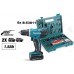 Makita HF2108-2 Akku-set Bohrschrauber DDF343SYE 14,4V +6x Bit-Set 100 Stk. B-53811